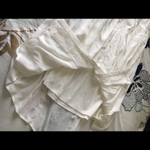 Torrid: Flirty, Embroidered, White Shirtdress